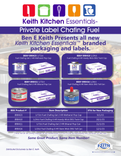 Private Label Chafing Fuel