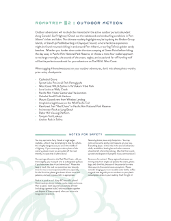 Roadtrip #2 : Outdoor Action