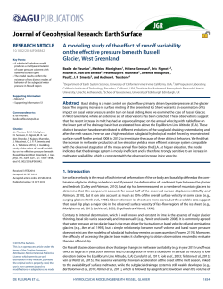 A modeling study of the effect of runoff variability on the effective