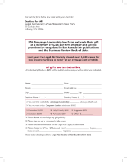 contribution form.indd - Legal Aid Society of Northeastern New York
