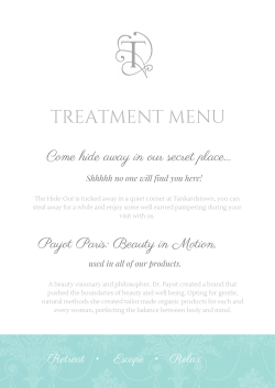 Brochure - Tankardstown House