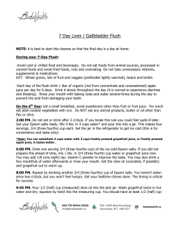 Liver-Gallbladder Flush