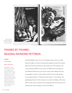 framed by thumbs: reading raymond pettibon