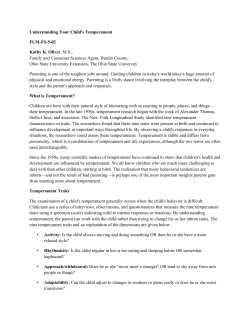 Understanding Your Child--T