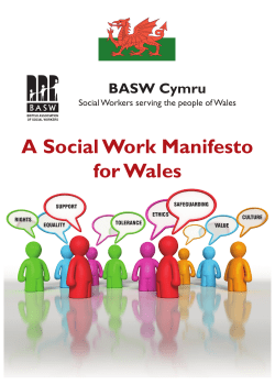 A Social Work Manifesto for Wales