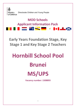 Hornbill School Pool Brunei MS/UPS