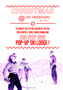 menu - The Faversham