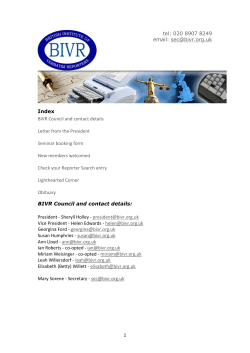 2012august - British Institute of Verbatim Reporters