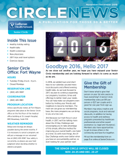 November/December - Lutheran Health Network