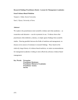 375 Research Findings Practitioners Resist