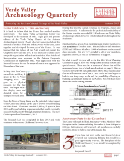 QrtlyAutumn2013_Layout 1 - Verde Valley Archaeology Center