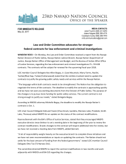 Law and Order Committee advocates for stronger federal contracts
