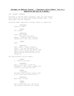 Bridges of Madison County - Hollywood Film Directing