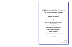 Chemtrail Report and Responses - Booklet Side 1