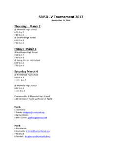 SBISD JV Tournament 2017