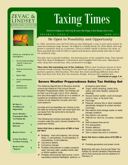 June 2012 Taxing Times