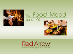 The Food Mood - June 2016