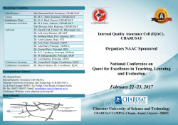 Organizing Committee Chief Patron Shri Surendra