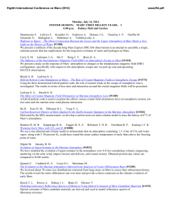 Mars` First Billion Years