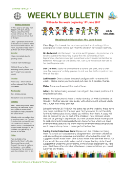 Latest Bulletin