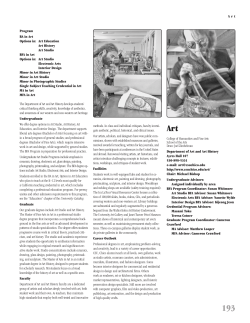 193 Art - CSU, Chico