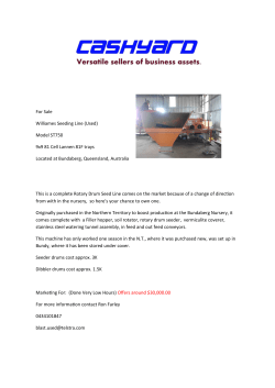 For Sale Williames Seeding Line (Used) Model ST750 9x9 81 Cell