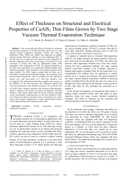 Paper - World Academy of Science, Engineering and