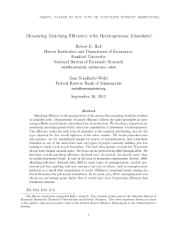 Measuring Matching Efficiency with Heterogeneous Jobseekers