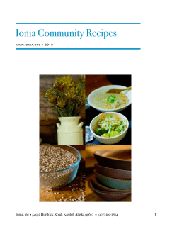 Ionia Community Recipes