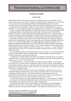 Punting in Paradise - Flinders Academic Commons