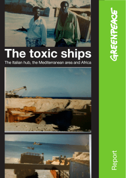 The toxic ships - Greenpeace USA
