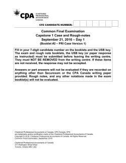 Capstone 1 - CPA Canada
