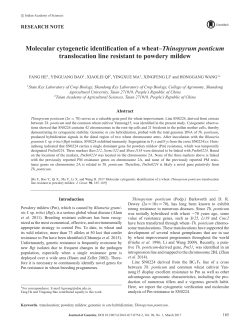 Fulltext PDF - Indian Academy of Sciences