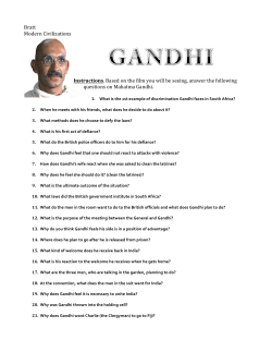 gandhi movie questions
