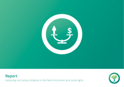 Assessing civil society initiatives in the field of