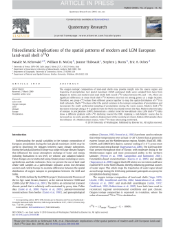 Paleoclimatic implications of the spatial patterns of modern and LGM