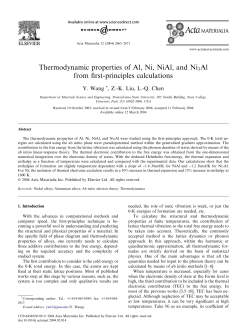 Thermodynamic properties of Al, Ni, NiAl, and Ni3Al from first