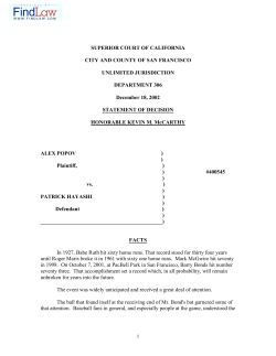 Popov v. Hayashi - FindLaw Legal News