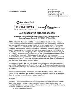 announces the 2016-2017 season