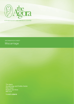 Miscarriage - Agora Clinic