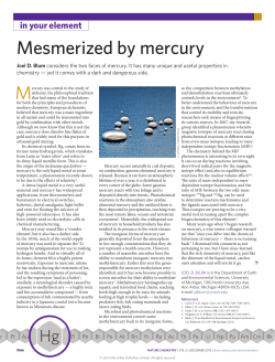 Mesmerized by mercury