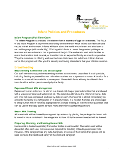 Infant - Montessori of Minot
