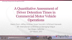 Presentation - Managing Fatigue Conference