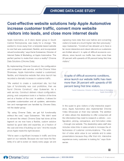 Cost-effective website solutions help Apple Automotive