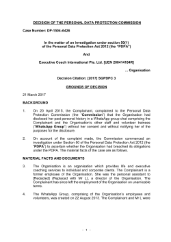 3 - Personal Data Protection Commission