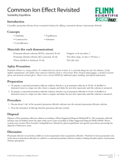 Common Ion Effect Revisited