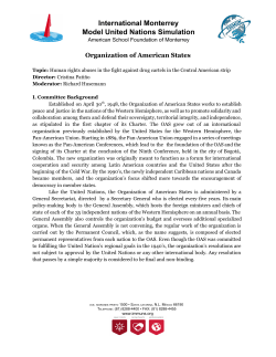 International Monterrey Model United Nations Simulation