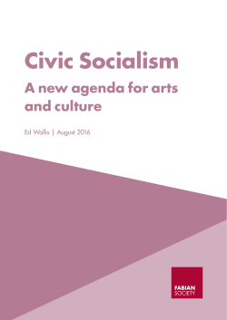 Civic Socialism - Fabian Society
