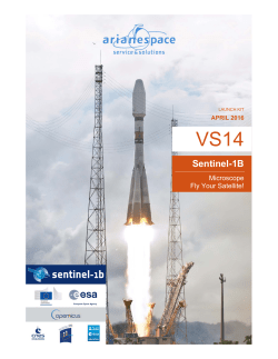 Sentinel-1B - Arianespace