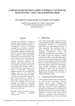 Exploring Sounded and Silent Laughter in Multiparty Task